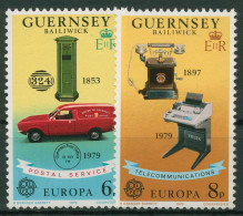 Guernsey 1979 Europa CEPT Post-und Fernmeldewesen 189/90 Postfrisch - Guernsey