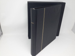 LINDNER Ringbinder/Ka Elegant Leder 1102 L Vatikan Schwarz Gebraucht (Z3021) - Alben Leer