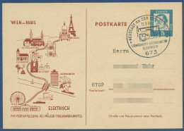 Bund 1964 Bahnstrecke Wien-Paris, Privatpostkarte PP 29/11 Gebraucht (X41031) - Cartes Postales Privées - Oblitérées