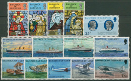 Guernsey 1973 Kompletter Jahrgang (75/88), Postfrisch (SG95104) - Guernsey