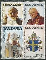 Tansania 1990 Papstbesuch Johannes Paul II. 694/97 Postfrisch - Tanzania (1964-...)