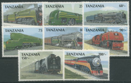 Tansania 1989 Eisenbahn Dampflokomotiven 573/80 Postfrisch - Tanzanie (1964-...)