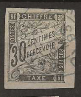 1884 USED French Colonies Postage Due Mi 9 - Impuestos