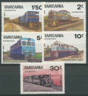Tansania 1985 Eisenbahn Lokomotiven 281/85 Postfrisch - Tansania (1964-...)