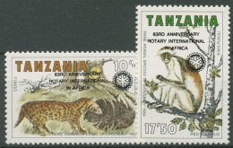 Tansania 1988 63 Jahre Rotary-Clubs In Afrika 459/60 Postfrisch - Tanzanie (1964-...)