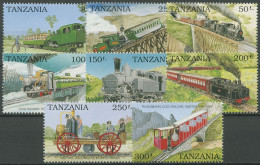Tansania 1991 Eisenbahn Zahnradbahnen 765/72 Postfrisch - Tansania (1964-...)