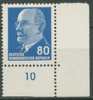 DDR 1967 Walter Ulbricht 1331 Ax I UR 2 Ecke 4 Postfrisch - Unused Stamps