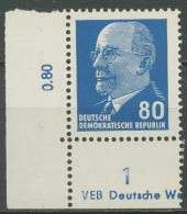 DDR 1967 Walter Ulbricht 1331 Ax I UR 2 Ecke 3 Postfrisch - Neufs