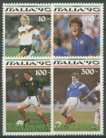 Tansania 1990 Fußball-WM In Italien Spieler Klinsmann 688/91 Postfrisch - Tanzania (1964-...)