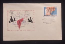 C) 1971. ARGENTINA. FDC. ANNIVERSARY OF THE SAN NICOLÁS DE LOS ARROYOS FOUNDATION. XF - Other & Unclassified