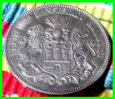 ALEMANIA ( HAMBURG ) - FREIE UND HANSESTADT -MONEDA DE 5 MARK - HAMBURG - JAHR 1898 - 2, 3 & 5 Mark Zilver