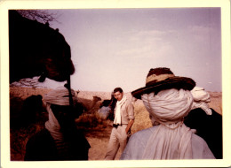 Photographie Photo Vintage Snapshot Amateur Afrique Touareg Désert  - Afrique