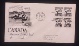 C) 1957. CANADA. FIRST INTERNAL MAIL. MULTIPLE WILDLIFE STAMP. XF - Otros & Sin Clasificación