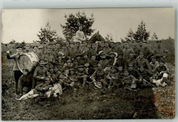 39686921 - Gruppenfoto Trommel Blasinstrumente - War 1914-18