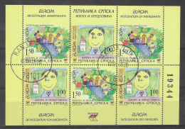 Bosnien Herzegowina (Serbische Rep)  2006  Mi.Nr. 366 / 367 , EUROPA CEPT / Integration - Gestempelt / Fine Used / (o) - 2006