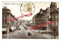 Old Postcard CPA Cluj-Napoca Kolozsvár Klausenburg Romania Roumanie Ferencz Jozsef Ut.  Erdély Transylvania - Roumanie