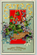 39272821 - Blumenkorb Veilchen Vergissmeinnicht Klee - Anniversaire