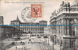 R133281 Torino. Piazza Castello. Palazzo Reale E Palazzo Madamo. Brunner. 1923 - World