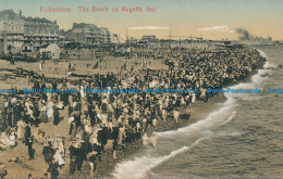 R133303 Folkestone. The Beach And Regatta Day - World