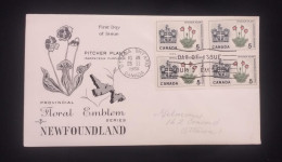 C) 1966. CANADA. FIRST INTERNAL MAIL. MULTIPLE PITCH PLANT STAMPS. XF - Other & Unclassified