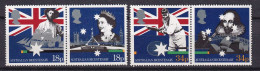 229 GRANDE BRETAGNE 1988 - Y&T 1315/18 - Drapeau Britannique Australien Croix Du Sud Etoile - Neuf**(MNH) Sans Charniere - Nuevos