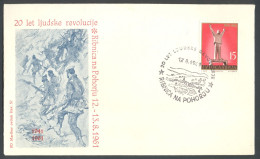 .Yugoslavia, 1961-08-12, Slovenia, Ribnica Na Pohorju, WWII, Special Postmark & Cover - Sonstige & Ohne Zuordnung