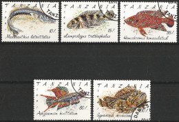 Tanzania 1991 - Mi 1040... - YT 857... ( Fishes ) - Tanzania (1964-...)