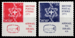 GRA-01- GREAT BRITAIN 1971 - MNH - SCOUTS- BRITISH POSTAL STRIKE 1971 - Ungebraucht