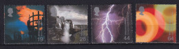 229 GRANDE BRETAGNE 2000 - Y&T 2150/53 - Millenaire Torche Feu Chemin Fer Eclair Eclairage - Neuf **(MNH) Sans Charniere - Unused Stamps