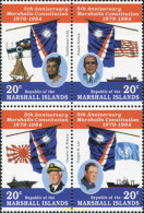 575162 MNH MARSHALL Islas 1984 5 ANIVERSARIO DE LA CONSTITUCION - Marshallinseln