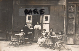 CARTE PHOTO,66,PYRENEES ORIENTALES,ARGELES SUR MER,ROUTE DE LA MER,CAFE,RESTAURANT,TRAVAIL EN FAMILLE,RARE - Argeles Sur Mer