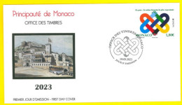 MONACO 2023 Europa - Peace - First Day Cover FDC - FDC