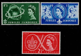 GRA-04 GREAT BRITAIN 1957 - MNH - SCOUTS- JUBILEE JAMBOREE - Ungebraucht