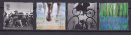 229 GRANDE BRETAGNE 2000 - Y&T 2187/90 - Millenaire Pierre Et Sol Cycliste Jambe Cheval - Neuf **(MNH) Sans Charniere - Unused Stamps