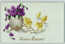 39181921 - Osterei Als Vase , Kuecken AK - Easter