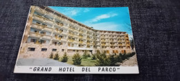 CARTOLINA PESCASSEROLI- GRAND HOTEL DEL PARCO- VIAGGIATA 1957 - L'Aquila