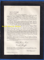 Document De 1930 - TUNIS , Rue Des Glaciéres - Félix Henri Marie Comte RAFFO - Diaspora Italienne De Tunisie - Obituary Notices