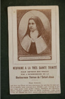 Image Religieuse - Neuvaine à La Très Sainte Trinité - Holy Card Sainte Thérèse - Devotion Images