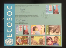 C) 2009. UNITED STATES. FDC. MULTIPLE STAMPS FOR THE IMPROVEMENT OF HEALTH. XF - Other & Unclassified