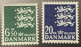 DENMARK  - MNG -  1986 - # 853/854 - Unused Stamps