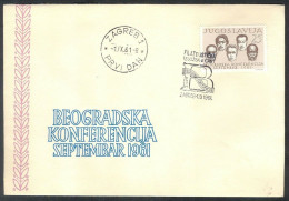 .Yugoslavia, 1961-09-01, Croatia, Zagreb, Conference Expo, Special Postmark & Cover - Other & Unclassified