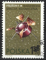 Poland 1966. Scott #1469 (U)Spacecraft, Proton 1 (USSR) - Gebruikt