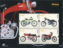 Portugal 2007. Mi.Bl.#257 MNH/Luxe. Transport. Motorbikes. (Ts27B) - Blocks & Sheetlets