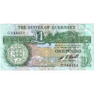 Guernesey, 1 Pound, Undated (1991), KM:48a, TTB - Guernsey