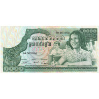 Cambodge, 1000 Riels, Undated (1973-75), KM:17, NEUF - Cambogia