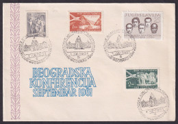 .Yugoslavia, 1961-09-01, Serbia, Beograd, Conference, Special Postmark & Cover - Sonstige & Ohne Zuordnung