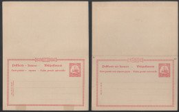 MARSHALL INSELN /1901 # P14 DOPPEL GSK - ENTIER POSTAL  DOUBLE (ref 7460) - Marshalleilanden