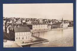 CPA Islande Iceland Carte Photo Reykjavik - Islanda