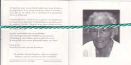 Maria Verhelst-Debaveye, Kuurne 1910, 2003. Foto - Obituary Notices