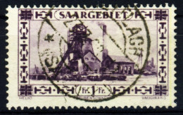 SAARGEBIET 1926 Nr 117 Zentrisch Gestempelt X3BEF02 - Oblitérés